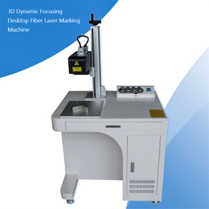 3D Dynamic Focus 30w 50w 60w 100w 120w Światłowodowa maszyna do znakowania laserowego do zakrzywionej powierzchni, znakowania wypukłego, znakowania 3D