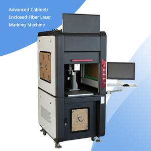 Ray Fine W pełni zamknięta JPT MOPA M7 20W 80W 100W 150W 200W Galvo Fiber Laser Grawerowanie Maszyna do cięcia z automatycznym ustawianiem ostrości i systemem pozycjonowania kamery Cyklop