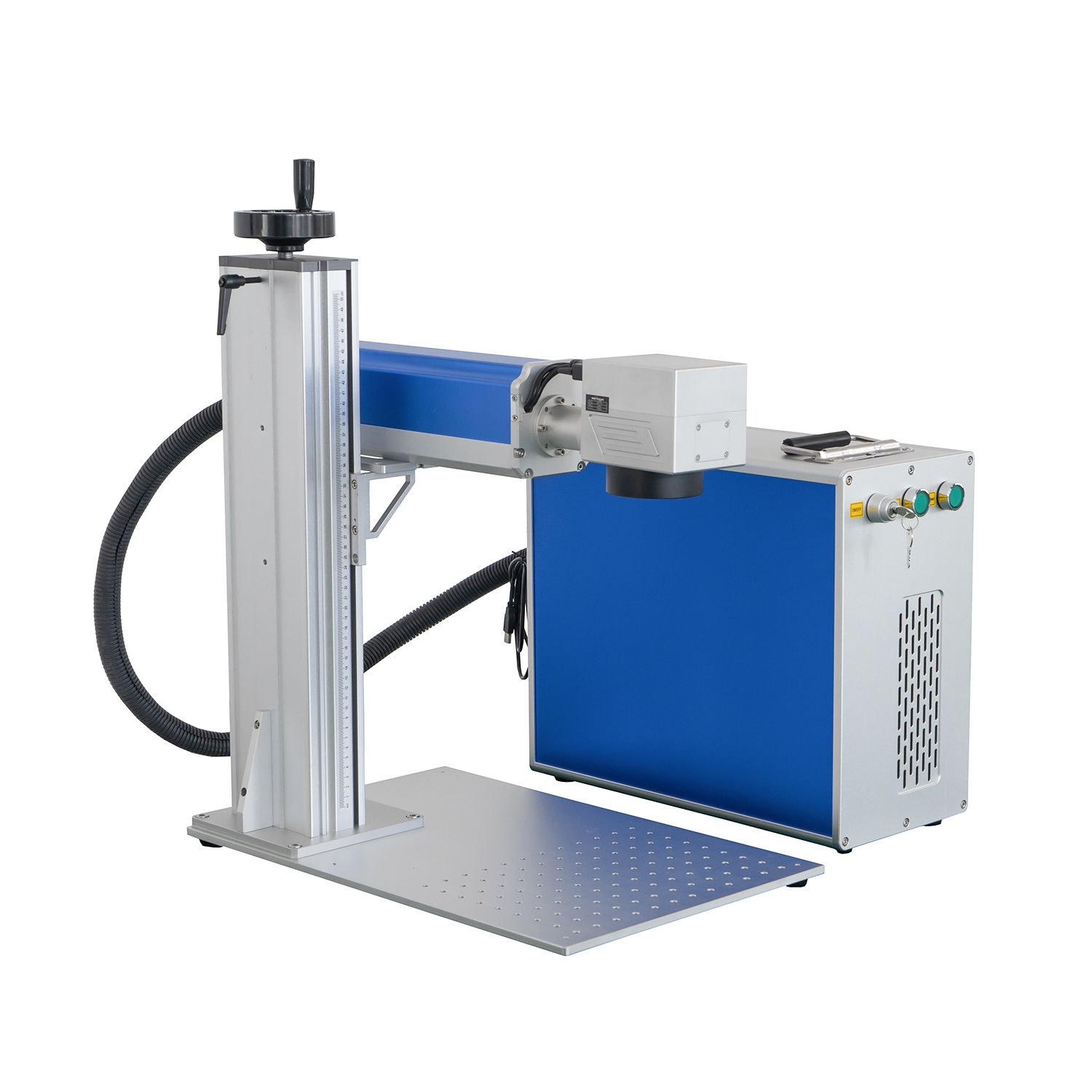 Przenośna maszyna do znakowania laserowego z dzielonym włóknem CNC ze źródłem laserowym Raycus 20w 30w 50w