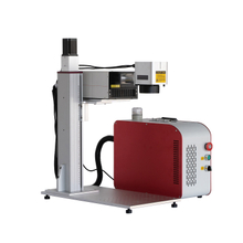 Przenośna mała maszyna do znakowania laserowego 3W 5W UV Laserowa maszyna do znakowania z obrotowym stołem / XY / XYZ