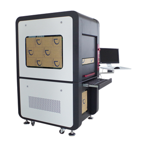 20W 30W JPT MOPA Światłowodowa maszyna do znakowania laserowego Grawer laserowy z obrotowym